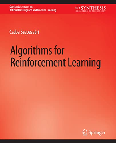 Stock image for Algorithms for Reinforcement Learning for sale by Chiron Media