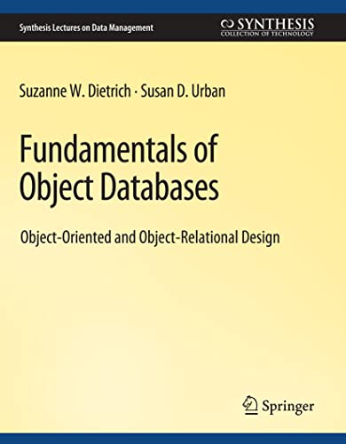 Imagen de archivo de Fundamentals of Object Databases a la venta por Chiron Media