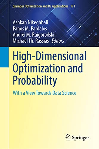 Beispielbild fr High-dimensional Optimization and Probability: With a View Towards Data Science zum Verkauf von Revaluation Books