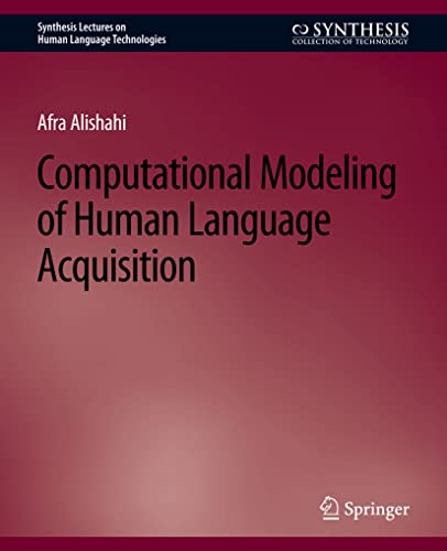 Beispielbild fr Computational Modeling of Human Language Acquisition zum Verkauf von Chiron Media