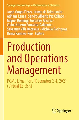 Beispielbild fr Production and Operations Management: Poms Lima, Peru, December 2-4, 2021 Virtual Edition zum Verkauf von Revaluation Books