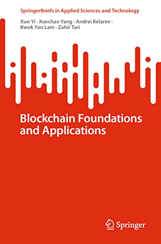 Imagen de archivo de Blockchain Foundations and Applications a la venta por Blackwell's
