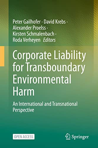 Stock image for CORPORATE LIABILITY FOR TRANSBOUNDARY ENVIRONMENTAL HARM for sale by Basi6 International