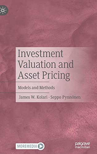 Imagen de archivo de Investment Valuation and Asset Pricing a la venta por Blackwell's
