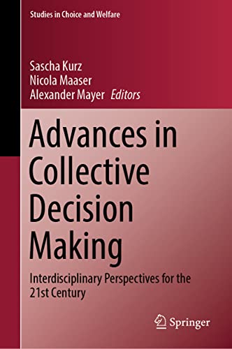 Beispielbild fr ADVANCES IN COLLECTIVE DECISION MAKING zum Verkauf von Basi6 International