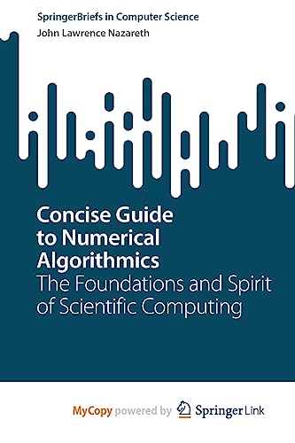 Stock image for Concise Guide to Numerical Algorithmics for sale by PBShop.store US