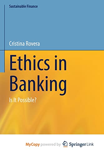 Stock image for Ethics in Banking for sale by PBShop.store US