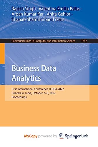 Beispielbild fr Business Data Analytics zum Verkauf von PBShop.store US