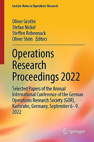 Stock image for Operations Research Proceedings 2022 (Hardcover) for sale by Grand Eagle Retail