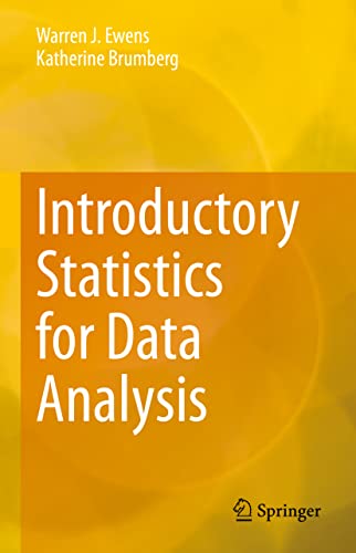 Imagen de archivo de Introductory Statistics for Data Analysis a la venta por Books Puddle