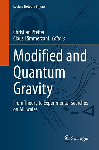 Beispielbild fr Modified and Quantum Gravity zum Verkauf von Blackwell's