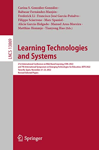 Imagen de archivo de Learning Technologies and Systems a la venta por Blackwell's