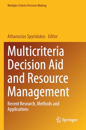 Image d'archives pour Multicriteria Decision Aid and Resource Management: Recent Research, Methods and Applications (Multiple Criteria Decision Making) mis en vente par Books Puddle