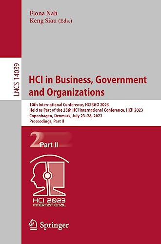 9783031360480: HCI in Business, Government and Organizations