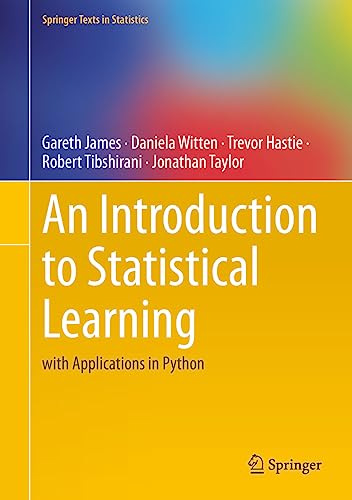 9783031387463: An Introduction to Statistical Learning: with Applications in Python (Springer Texts in Statistics)