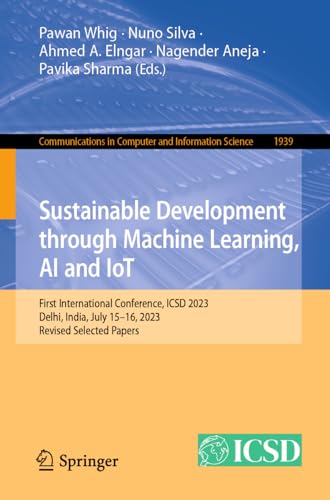 Beispielbild fr Sustainable Development Through Machine Learning, AI and IoT zum Verkauf von Blackwell's