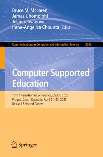 Imagen de archivo de Computer Supported Education (Paperback) a la venta por Grand Eagle Retail