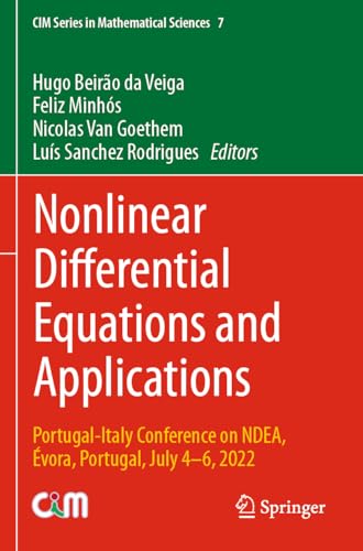 Beispielbild f�r Nonlinear Differential Equations and Applications : Portugal-Italy Conference on NDEA, �vora, Portugal, July 4-6, 2022 zum Verkauf von AHA-BUCH GmbH