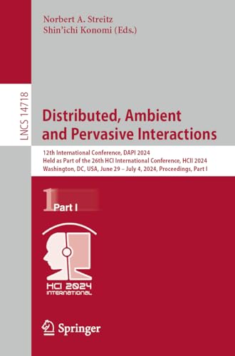 Beispielbild fr Distributed, Ambient and Pervasive Interactions (Paperback) zum Verkauf von Grand Eagle Retail