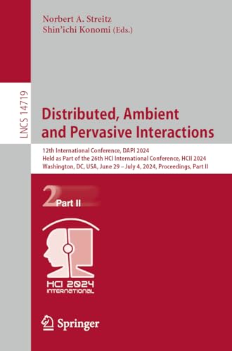 Beispielbild fr Distributed, Ambient and Pervasive Interactions (Paperback) zum Verkauf von Grand Eagle Retail