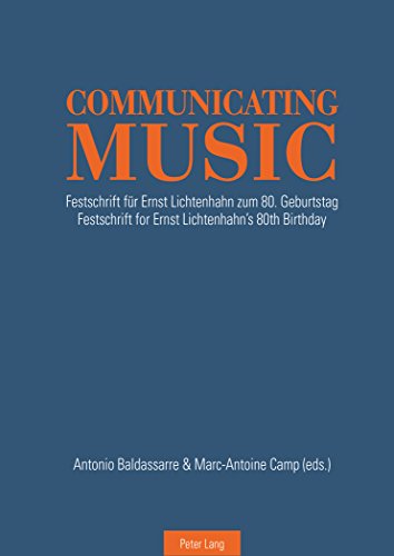 9783034316255: Communicating Music: Festschrift fr Ernst Lichtenhahn zum 80. Geburtstag  Festschrift for Ernst Lichtenhahns 80th Birthday
