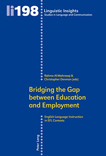 Imagen de archivo de Bridging the Gap Between Education and Employment: English Language Instruction in Efl Contexts a la venta por Revaluation Books