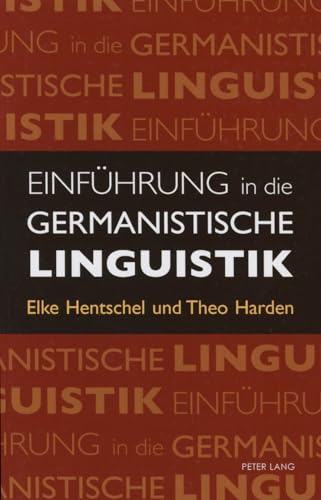 9783034317405: Einfhrung in Die Germanistische Linguistik