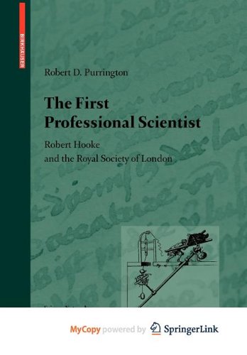 The First Professional Scientist (9783034600415) by Purrington, Robert D.