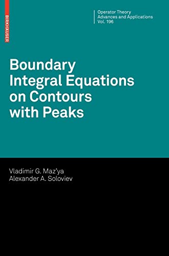 Imagen de archivo de Boundary Integral Equations on Contours with Peaks a la venta por Books Puddle