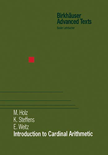 9783034603270: Introduction to Cardinal Arithmetic (Modern Birkhuser Classics)