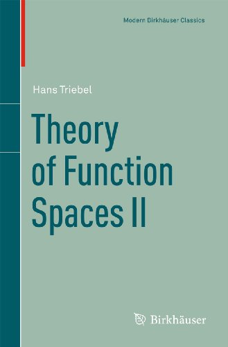9783034604185: Theory of Function Spaces II (Modern Birkhuser Classics)