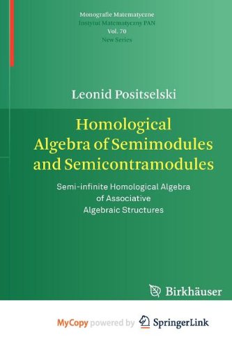 9783034604376: Homological Algebra of Semimodules and Semicontramodules: Semi-infinite Homological Algebra of Associative Algebraic Structures