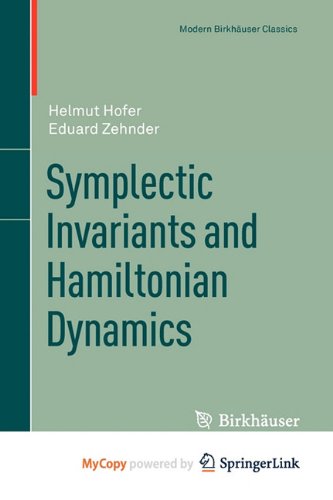 9783034801058: Symplectic Invariants and Hamiltonian Dynamics