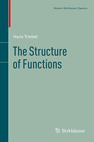 9783034805681: The Structure of Functions (Modern Birkhuser Classics)