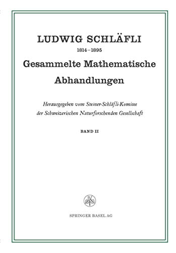 Stock image for Gesammelte Mathematische Abhandlungen for sale by Ria Christie Collections
