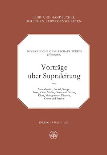 Stock image for Vortrage uber Supraleitung for sale by Chiron Media