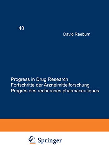 Stock image for Progress in Drug Research / Fortschritte der Arzneimittelforschung / Progrs des recherches pharmaceutiques for sale by Revaluation Books