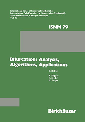 Stock image for Bifurcation: Analysis, Algorithms, Applications for sale by Kennys Bookshop and Art Galleries Ltd.