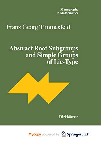 9783034875950: Abstract Root Subgroups and Simple Groups of Lie-Type