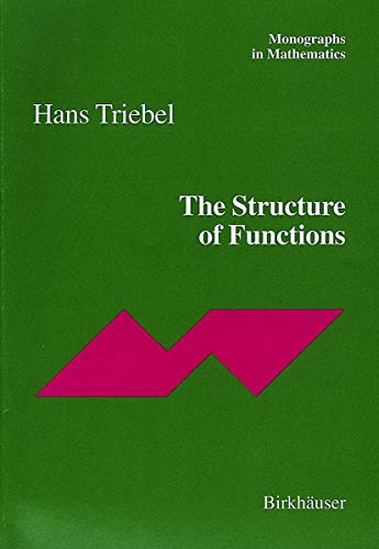 9783034894944: The Structure of Functions: 97 (Monographs in Mathematics)