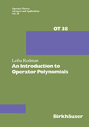 Stock image for An Introduction to Operator Polynomials for sale by Chiron Media