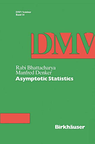 Stock image for Asymptotic Statistics (Oberwolfach Seminars, 14) for sale by GF Books, Inc.