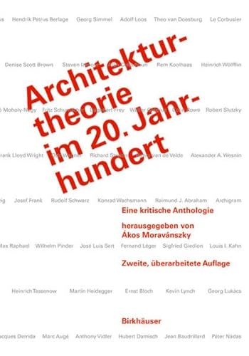 Stock image for Architekturtheorie Im 20. Jahrhundert for sale by Blackwell's