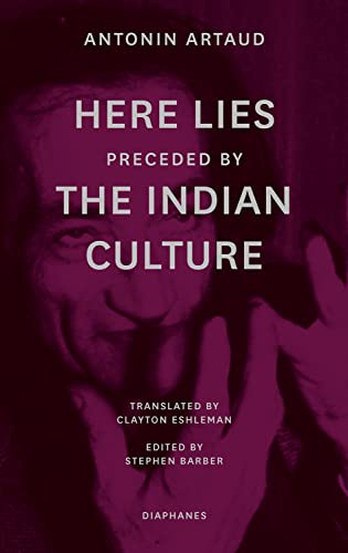 Imagen de archivo de Here Lies" Preceded by "The Indian Culture" a la venta por Blackwell's