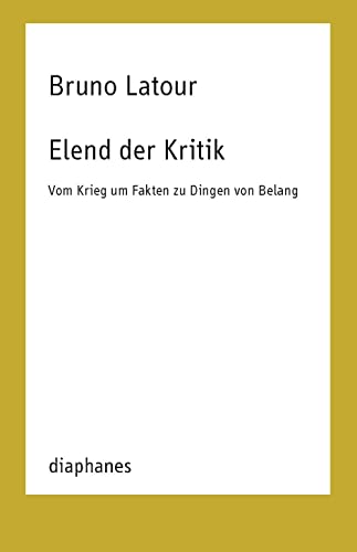 Beispielbild fr Elend der Kritik -Language: german zum Verkauf von GreatBookPrices