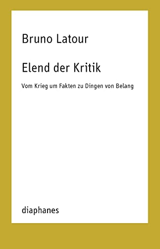 Imagen de archivo de Elend der Kritik -Language: german a la venta por GreatBookPrices