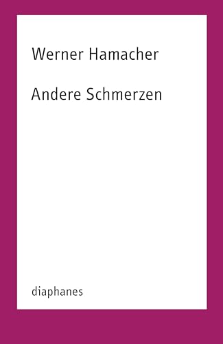 Stock image for Andere Schmerzen for sale by Blackwell's