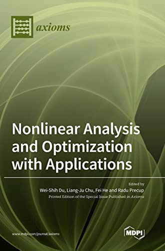 9783036520452: Nonlinear Analysis and Optimization with Applications