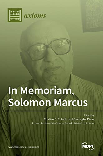 Stock image for In Memoriam, Solomon Marcus for sale by Big River Books