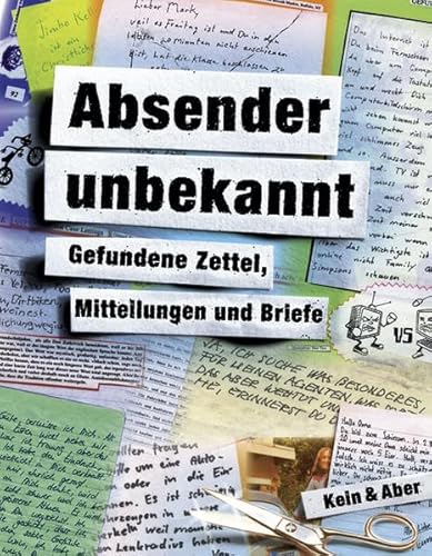 Absender unbekannt (9783036952437) by Davy Rothbart